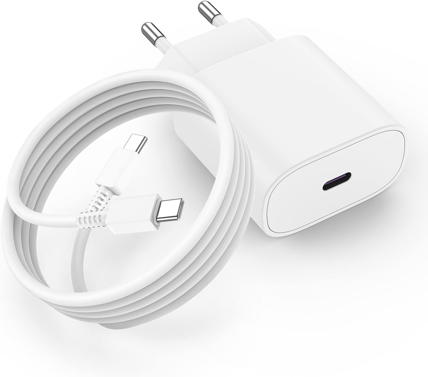 USB C Fast Charger for Samsung USB C Power Supply with Cable 2 m for Samsung Galaxy S25/S25 Ultra/S24/S24Ultra/S23/S23 Ultra/S22/S22 Plus/S22 Ultra/S21/S20/A53