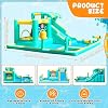 FBSPORT Inflatable Bounce House Water Slide, Widen Water Slide Park 10-in-1 Bounce House with 480W Blower, Jumping, Climbing, Splash Pool, Bouncy Castle for Kids 3-10 Backyard Party Outdoor Indoor
