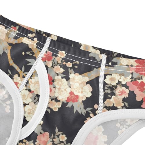 KLL Japanese Black Background Little Boys Pure Cotton Briefs Cute Children Panties4