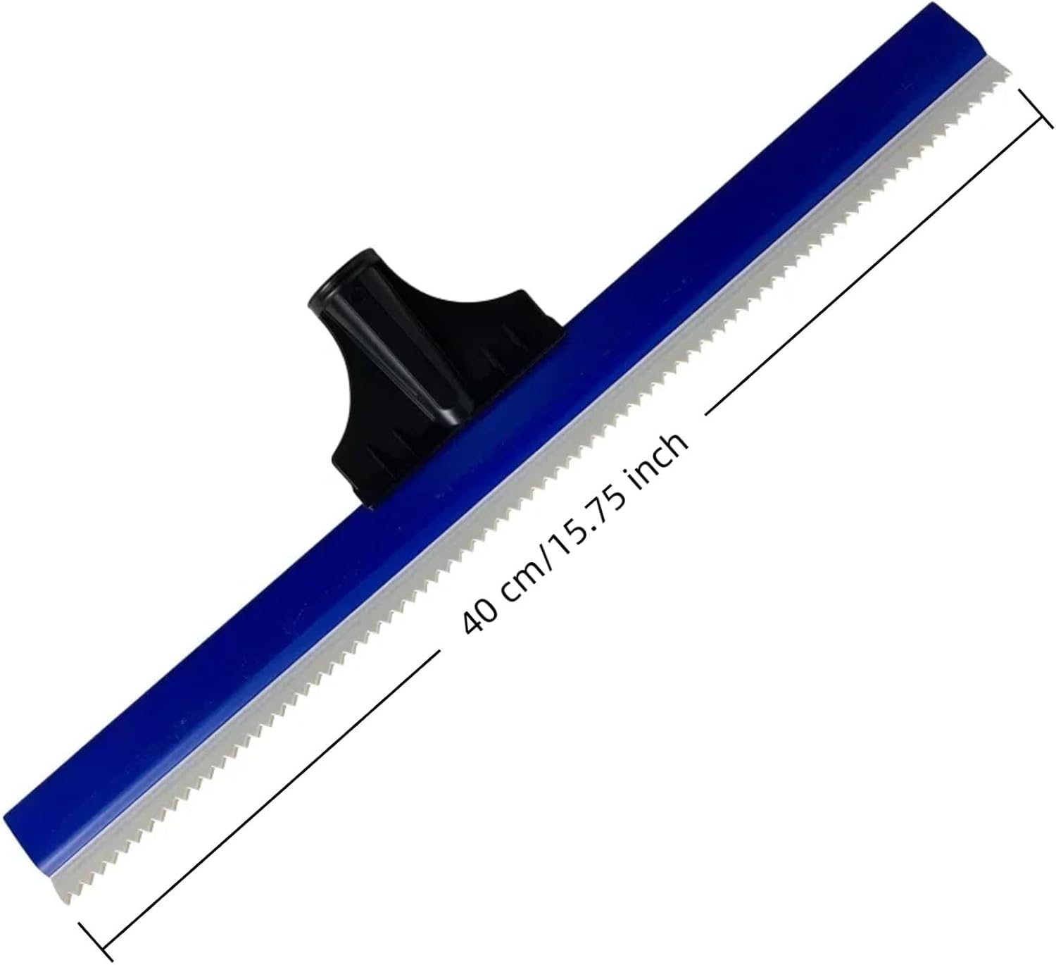 16 Inch Teeth Notched Squeegee, Epoxy Floor Squeegee with 0.16 Inch Teeth for Self Leveling Cement Urethane Epoxy, Lightweight Epoxy & Urethane Flooring Tool