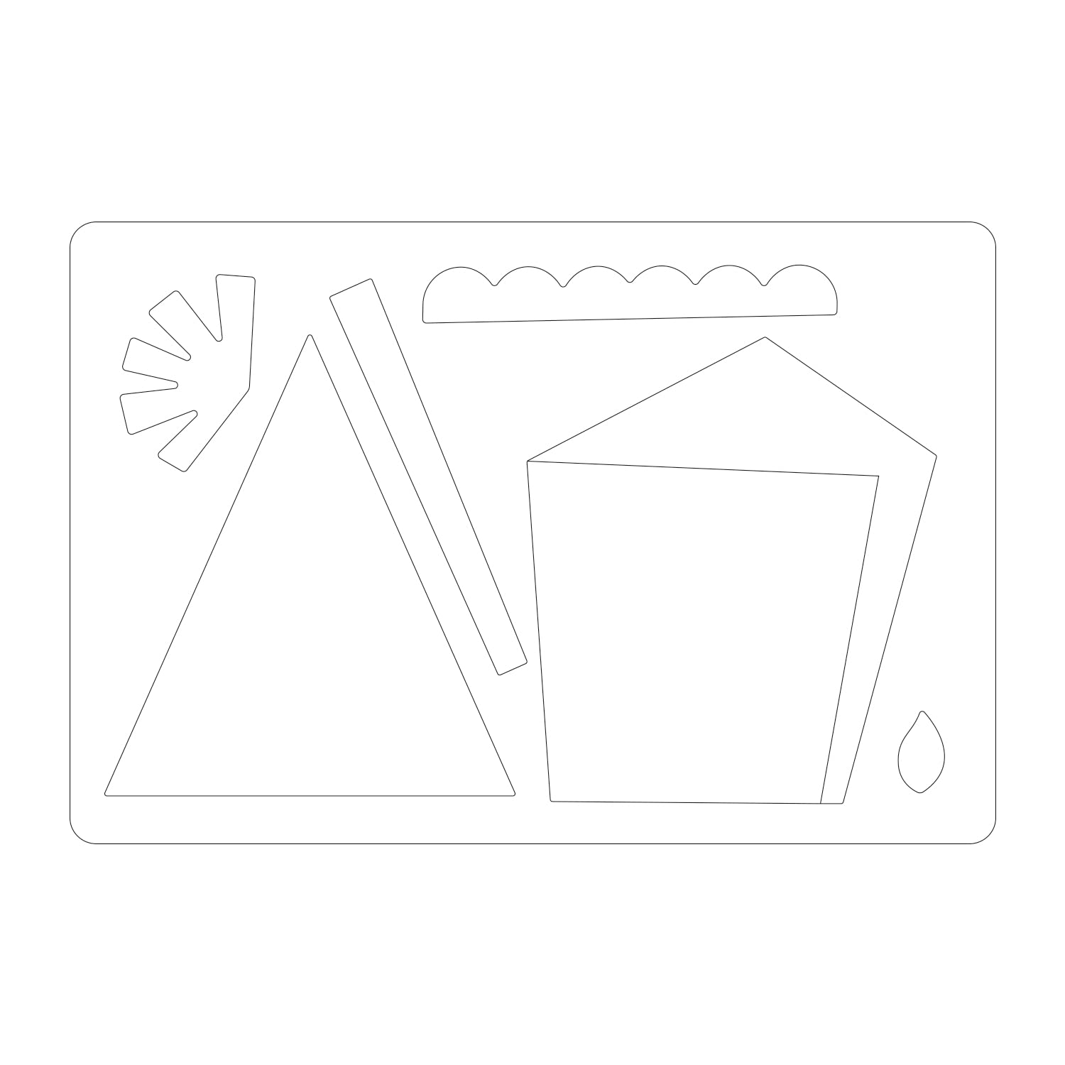 Sizzix Bigz L Stanzschablone Party-Elemente von Jennifer Ogborn | 666029 | Kapitel 4 2022 SRD, Aluminium, Multicolour, One Size