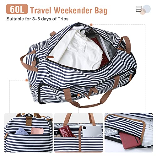 Reisetaschen von Lekesky für Damen in 60L, 80L und 100L mit Schuhfach
