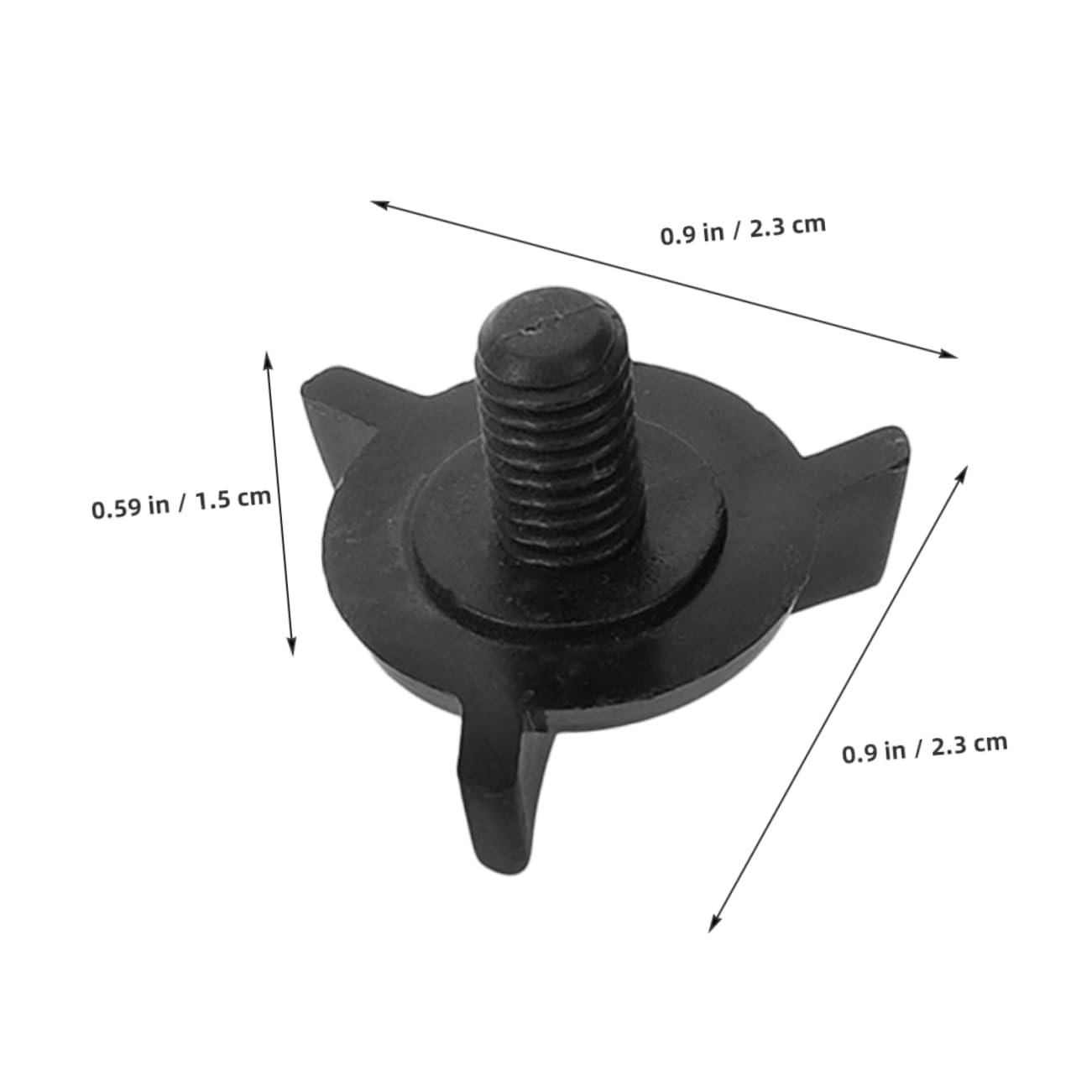 MUCKLILY 10pcs Screws Attachment Visor Accessory Mounting Replacement Visor Screws Motorbike Helmets Visors Mount Detachable Clip Plastic Black