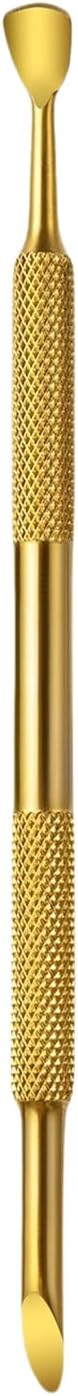 Cuticle Pusher with 2 End Cuticle Pusher Remover Nails Cleaner Easy to Use Nails Care Tool for Salons Steel Pusher Double Head Horseshoe Steel Pusher Dead Skin Pusher Front Bevel Manicure