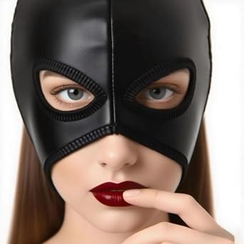 Sexy Women Lace Half Face Mask for Couples Halloween Ball Mask Black, One Size
