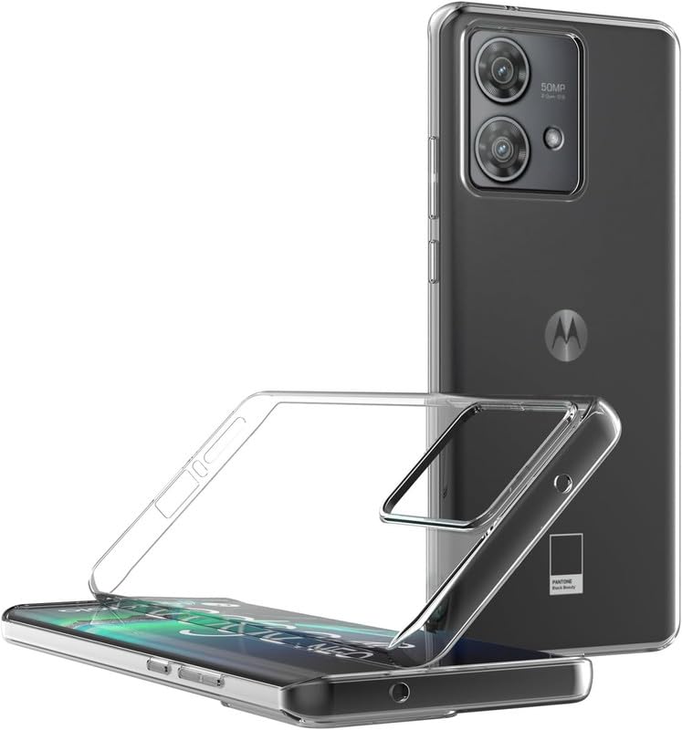 Shockproof Hard Unbreakable Glass TPU Crystal Clear Back Cover Case for Motorola Edge 40 Neo