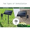 Lewisia 8W Solar Pond Aerator with Built-in 2400mAh Battery Backup, 3 Working Modes, 2 Air Stones, Solar Powered Air Pump for Pond Fish Tank Hydroponics Bubble Oxygenator