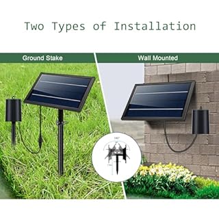 Lewisia 8W Solar Pond Aerator with Built-in 2400mAh Battery Backup, 3 Working Modes, 2 Air Stones, Solar Powered Air Pump for Pond Fish Tank Hydroponics Bubble Oxygenator