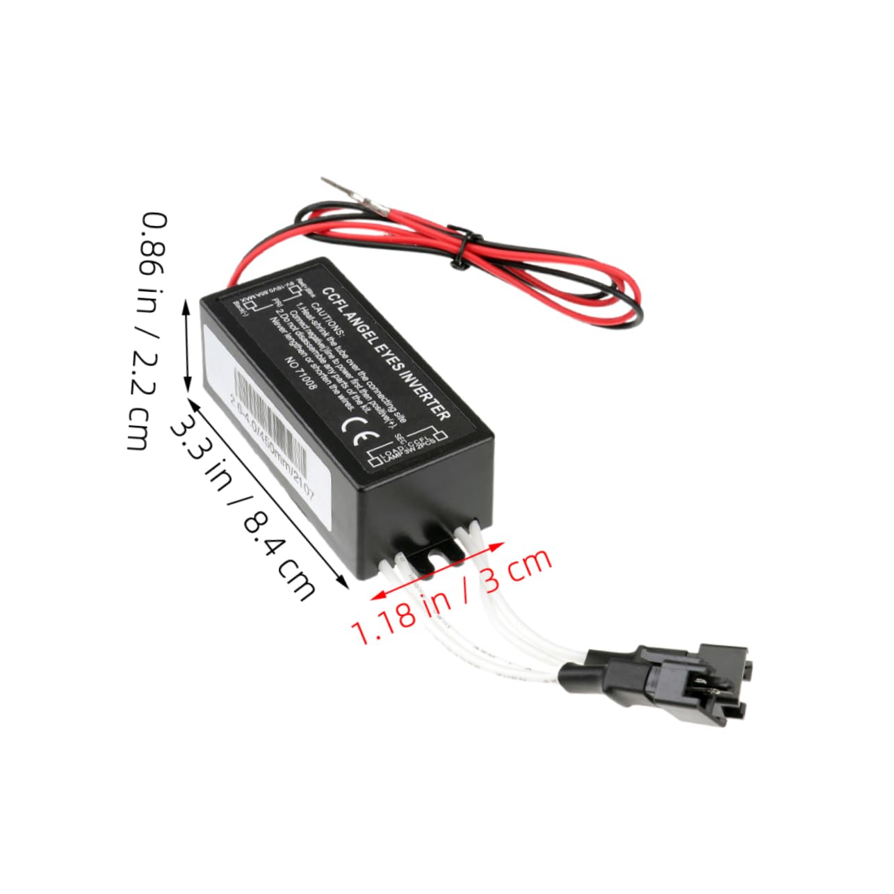 Inversor de Corriente para Coche 12 V Negro, 2 Piezas