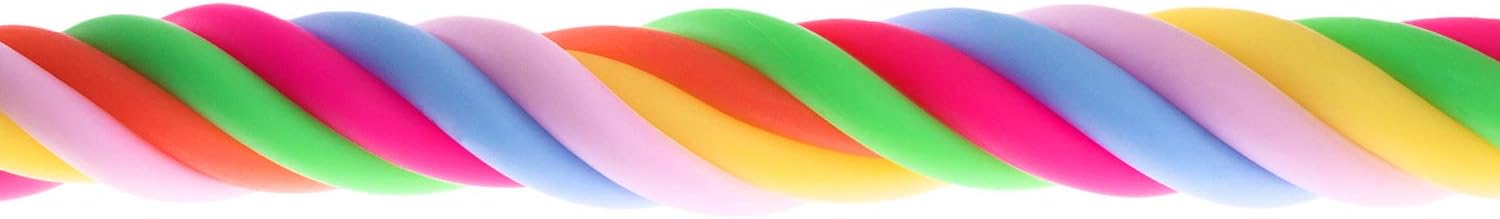 Super Z Outlet Stretchy Jelly String Noodles Thin Rubber Fidget Sensory Toys Set (9.5" to 5 Feet) Calming Relaxing Children Birthday Party Favors and Prizes (12 Pack)