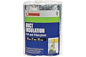 Frost King Duct Insulation Sleeve Encases Uninsulated and Old Ducts