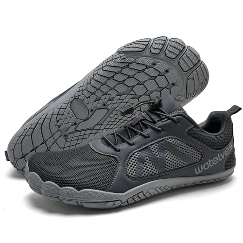 Image of WateLves Barefoot Water Shoes for Women Men Wide Toe Quick-Dry Lightweight Mesh Breathable Aqua Shoes for Beach Swim Yoga Exercise Surf Pool Boat