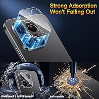 QULLOO Schutzfolie für Xiaomi Mi 15T 5G für Panzerglas, 3 Stück Displayschutzfolie mit 2 Stück Kameraschutz, 9H Härte Gehärtetes Glas Folie HD Klar Schutzglas Anti-Kratzen Displayschutz – Ansicht 6