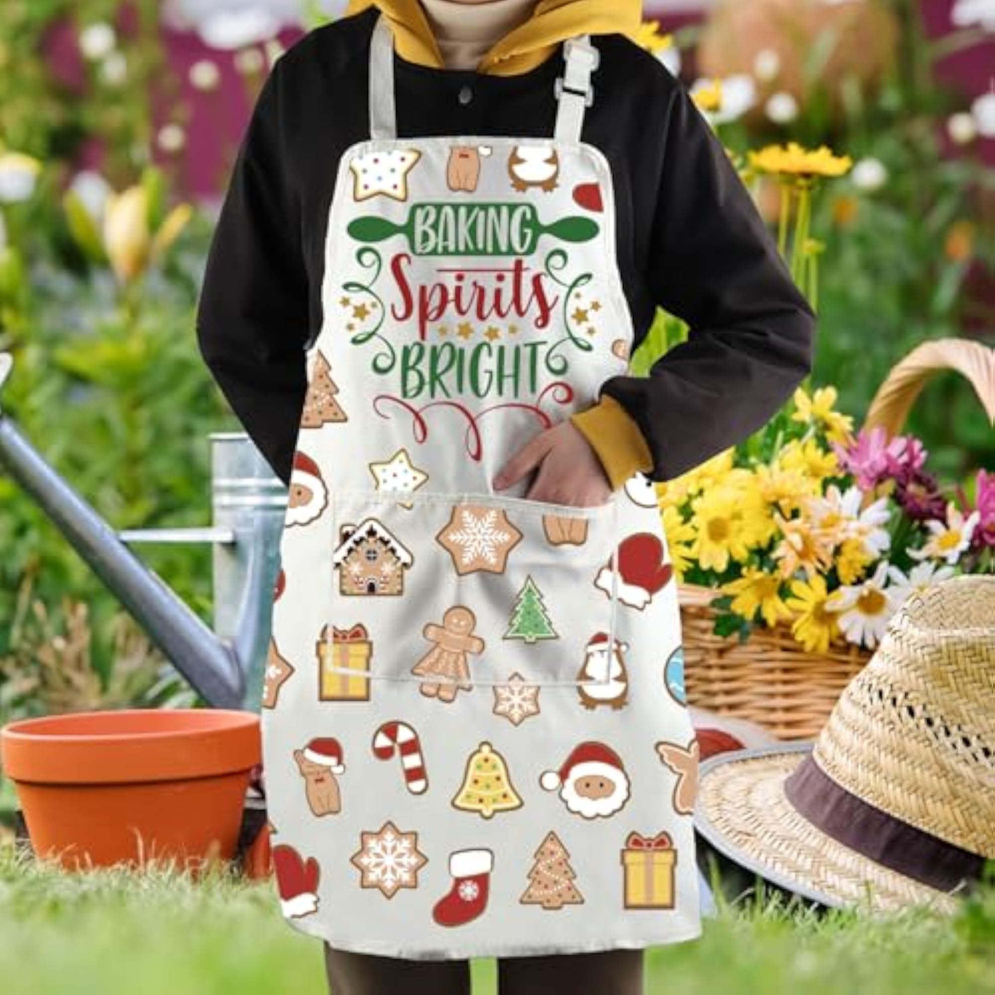 Funny Christmas Baking Apron, Gingerbread Gift