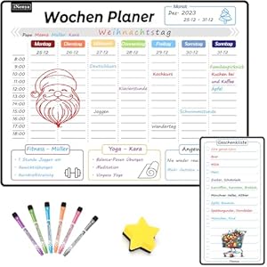 iNenya Magnetischer Wochenplaner mit To-Do-Liste