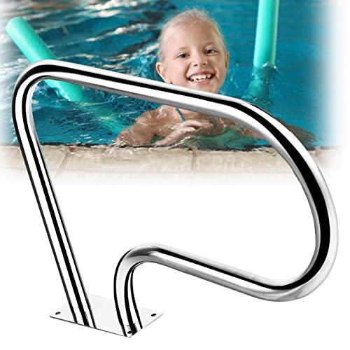 1Pc Pool Handrail Deck Mounted Swimming Pool Step/Stair Rail Cross Brace Thickness 1MM/1.2MM/1.5MM 304 Stainless Steel (Size : 1.2MM)