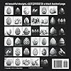 Grayscale Easter Coloring Book For Adults - Easter Eggs: 40 Beautiful Easter Egg Designs in Grayscale on Black Backed Pages (Grayscale Coloring Books For Adults) #1