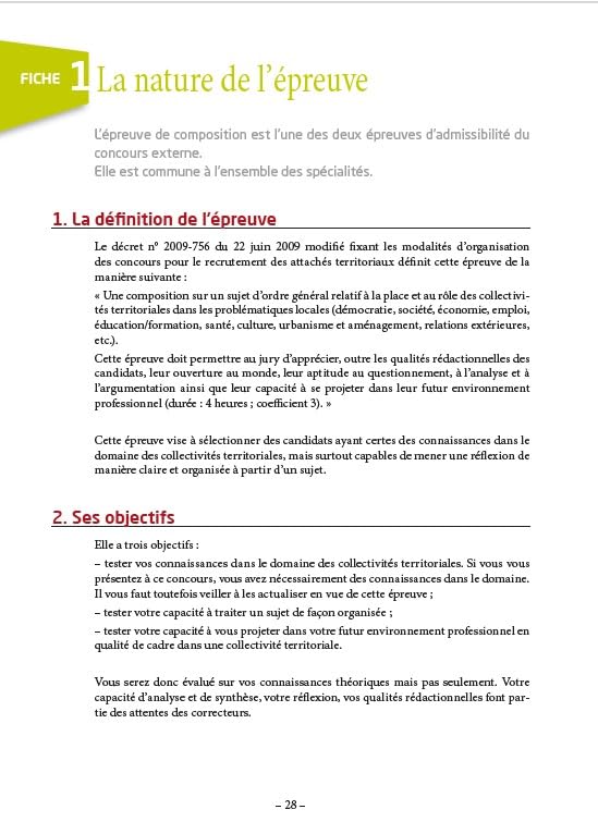 Concours Attaché territorial 2026-2027 livre préparation externe interne - 5