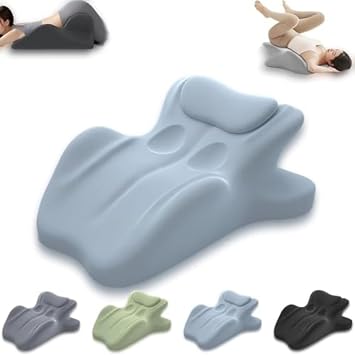 Couples Pillow - 27  Sweet Spot Intimate Wedge Pillow for Sex, Memory Foam Comfort - Ergonomic Design, Easy Care Cover, Blue