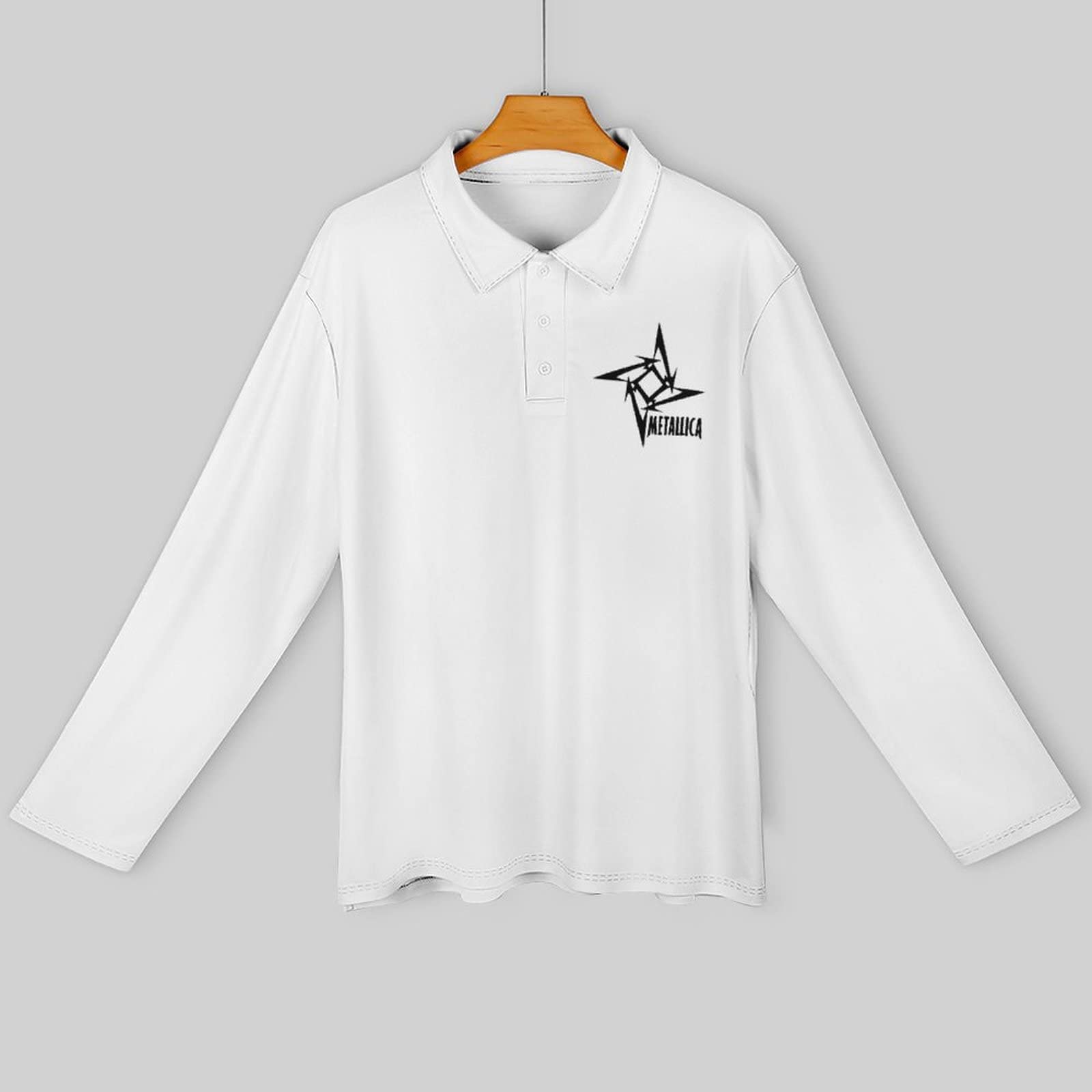 Amazon.co.jp: METALLICA メタリカ ポロシャツ メンズ 長袖 ゴルフ  