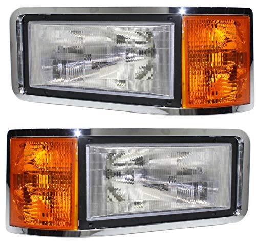 RVLightings Travel Supreme Select 2002-2004 RV Motorhome Pair (Left & Right) Replacement Headlights