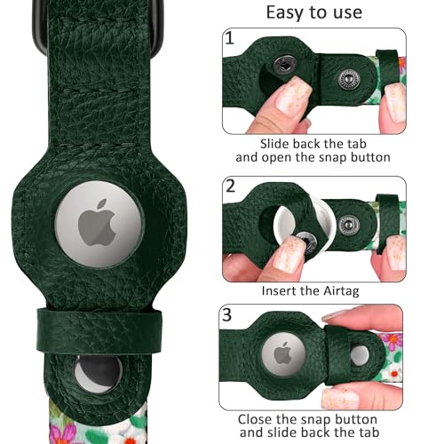 Collier chien avec support Apple AirTag et boucle métal robuste