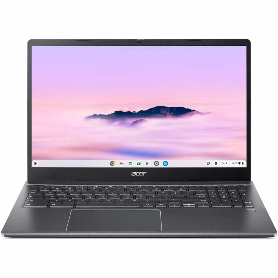 Image of Acer Chromebook Plus 515 CBE595-2 CBE595-2-58FT 15.6 inch Chromebook - Full HD - 60 Hz - Intel Core 5 120U - 8 GB - 256 GB SSD - English (US) Keyboard - Iron
