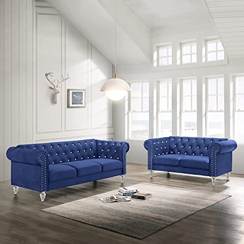 New Classic Furniture Emma Crystal Sofa and...