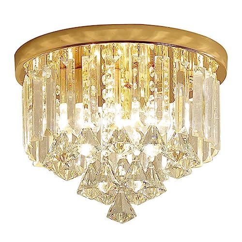 Plafonnier en cristal dimmable pour sublimer l'ambiance lumineuse de votre salon moderne