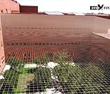 malla sombra terraza Mide 10 m de largo x 10 de ancho = 100 m2. Tenemos muchas otras medidas disponibles. Si necesita otro tamaño, consúltenos.