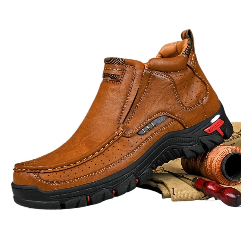 Mens Loafers Slip On Loafer Leather Casual Walking Shoes Comfortable for Work Office Dress Outdoor