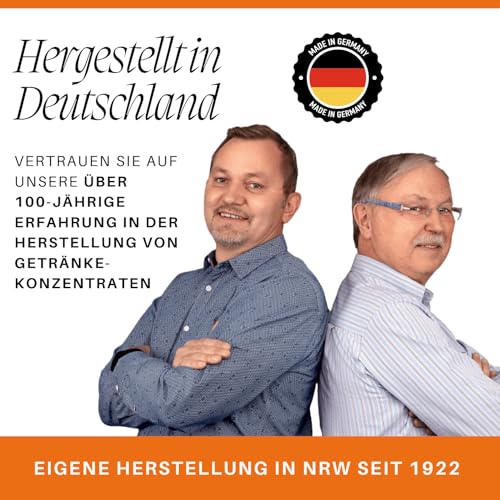 A. Becker´s Slush Eis Sirup | Ohne Azofarbstoffe | 6x 1L Kirsche, Cola, Blaubeere, Waldmeister, Erdbeere, Orange | 1L Slush Konzentrat ergibt 6L Eis | Getränkesirup für Slush Maschine und Mixer