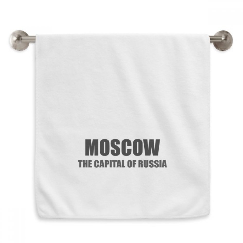 Serviette de toilette Moscou pour le visage et les mains essuie-mains blanc de salle de bain