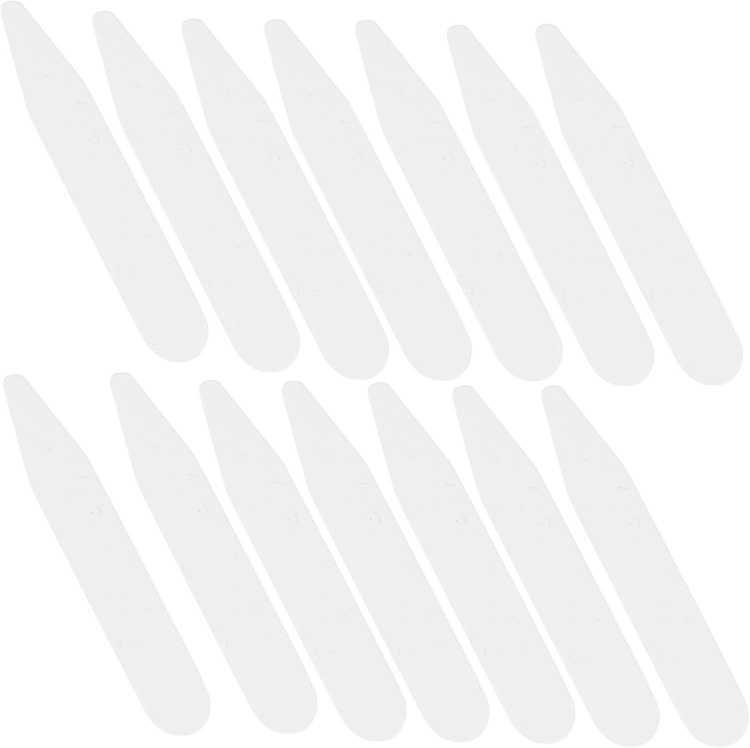 Plastic Shirt Collar Stays for Men and Women 200pcs Dress Shirts