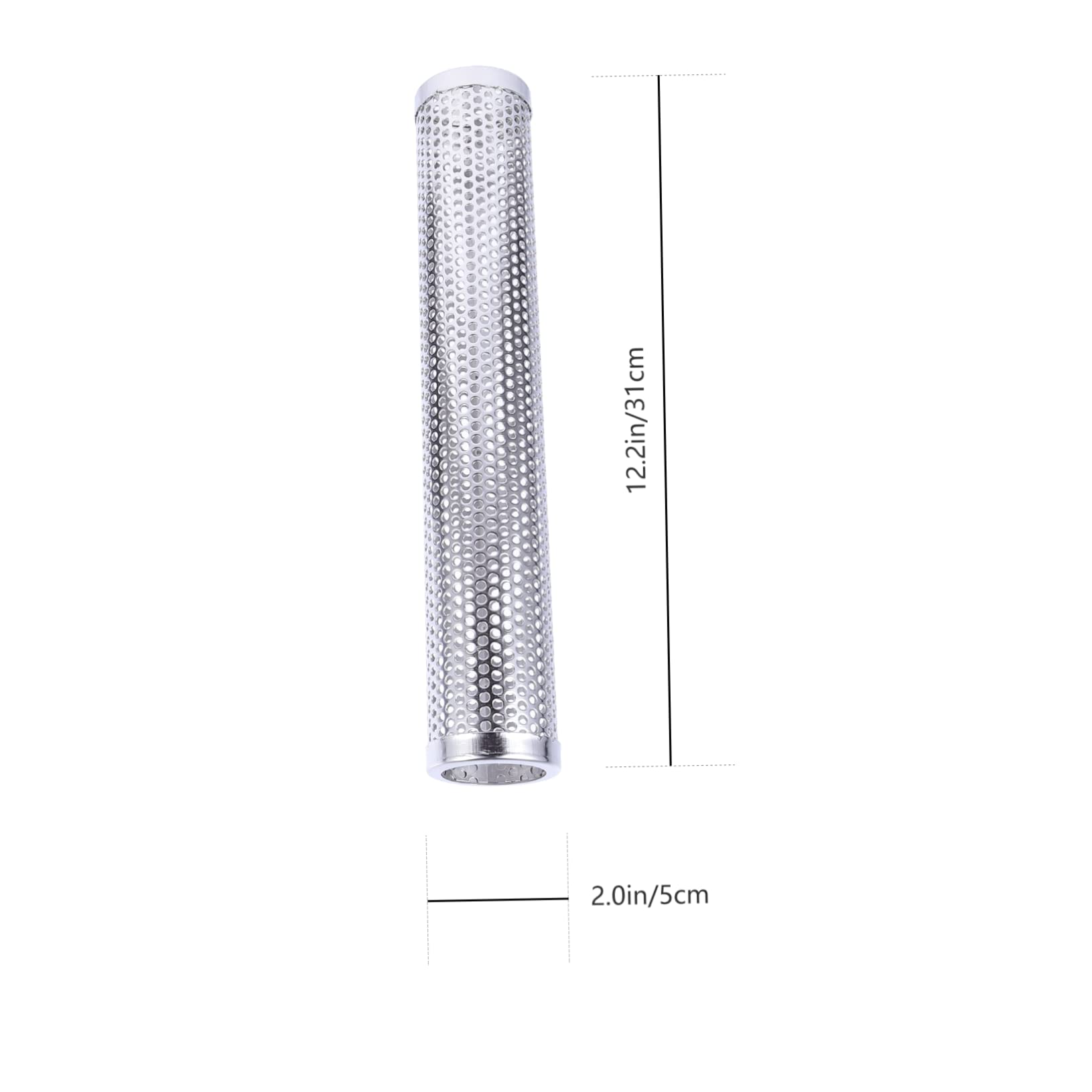 BESPORTBLE Grill Smoker Anti-bbq Tube Set of 4 Mesh Tube for Outdoor Smoking Bbq Smoking Tube Stainless Steel