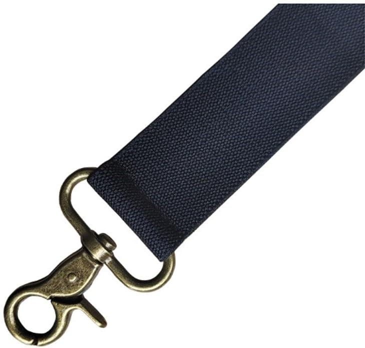 Man Four Clip Polyester Filament Suspenders Adjustable Type X Ear Hook