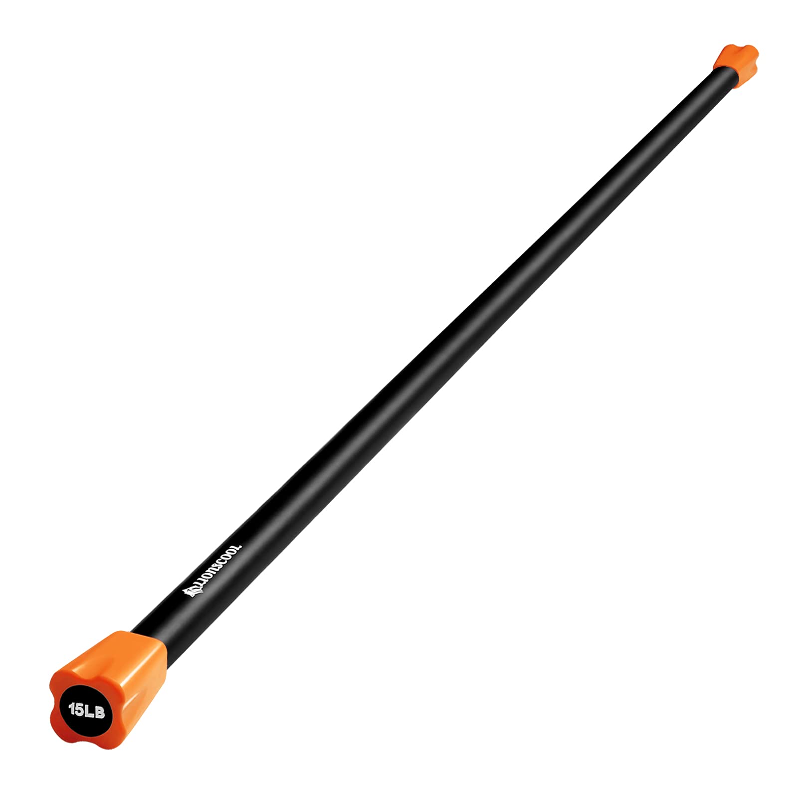 LIONSCOOLWorkout Weighted Bar,Padded Exercise Weight Bar, Solid Steel Stretching weighted bar set for Body Sculpting, Physical Therapy,Body Toning