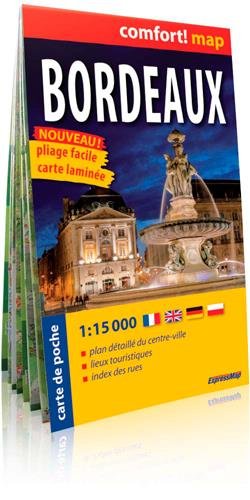 Burdeos 1:15.000 plano plastificado de bolsillo. ExpressMap. (Comfort ! Map)