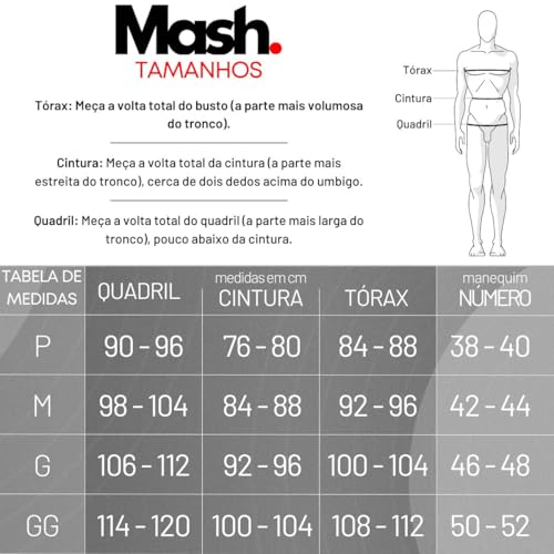 MASH Camiseta Manga Longa Proteção UV Dry Fit Masculina Academia Piscina Praia Verão, Verde Militar
