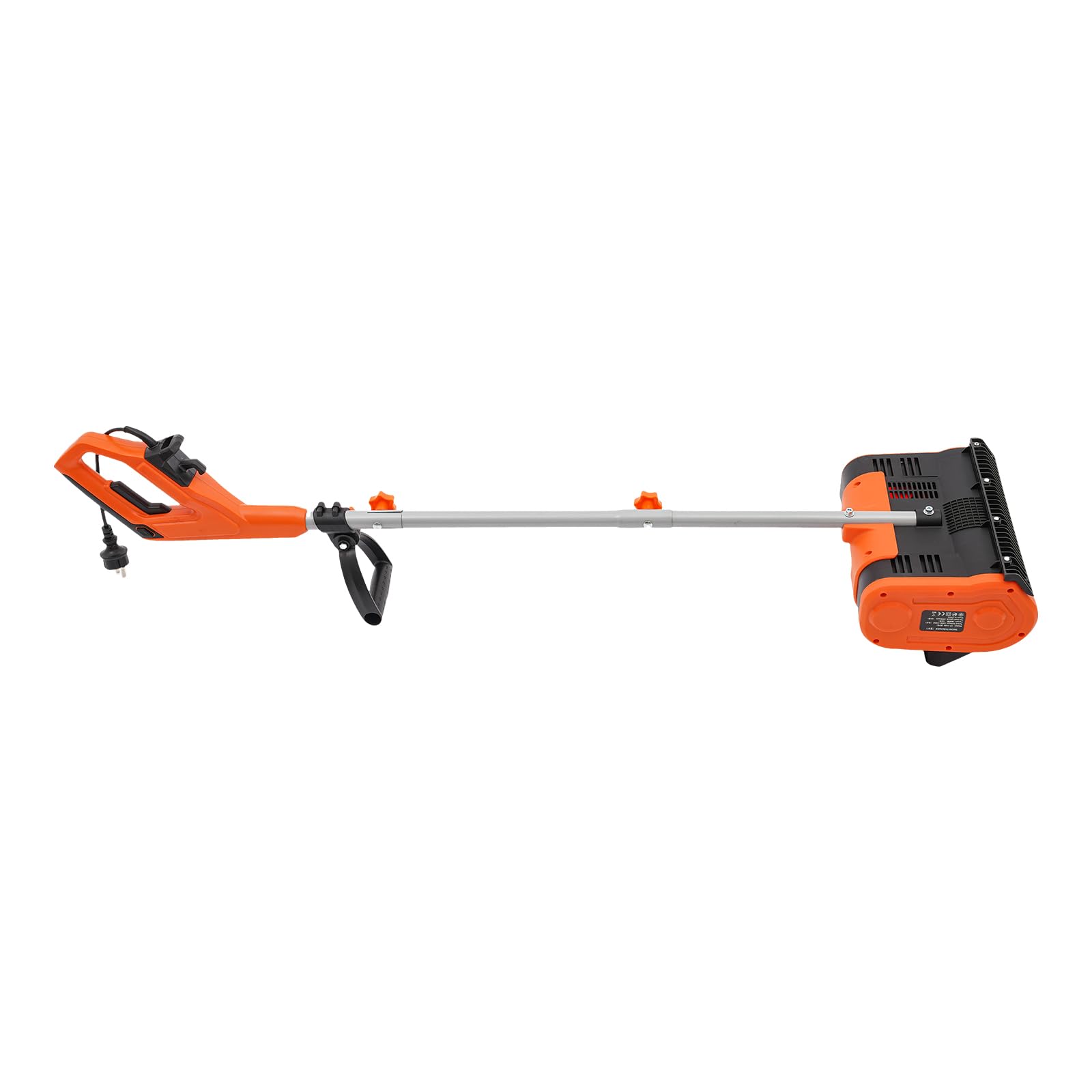 Fraise à neige plug-in - 1800 W - 3500 tr/min - Balayeuse électrique avec câble - Pelle à neige portable - Largeur de la lame : 32 cm - Orange