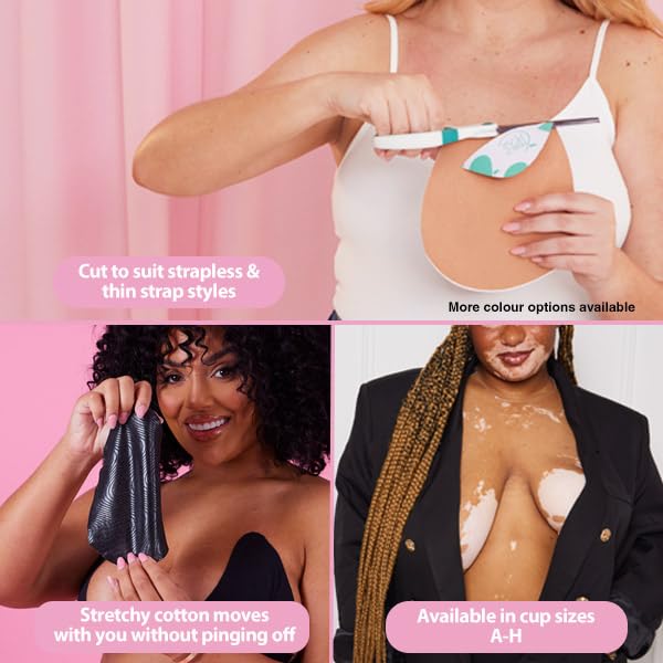 Image of Perky Pear Original Lift & Shape Boob Tape [A-K Cups] - 2 Pairs of Boob Tape & 3 pairs Nipple covers