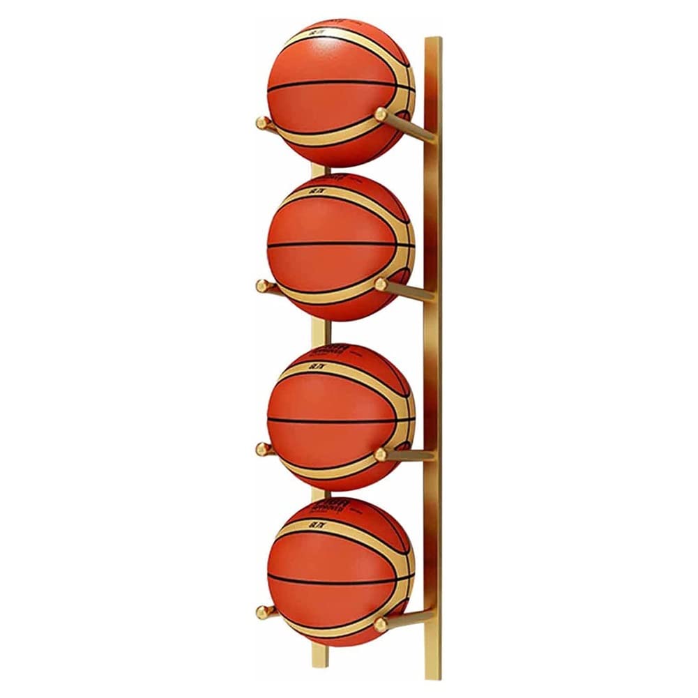 Support de rangement pour basket-ball mural et vertical à 3-6 étages