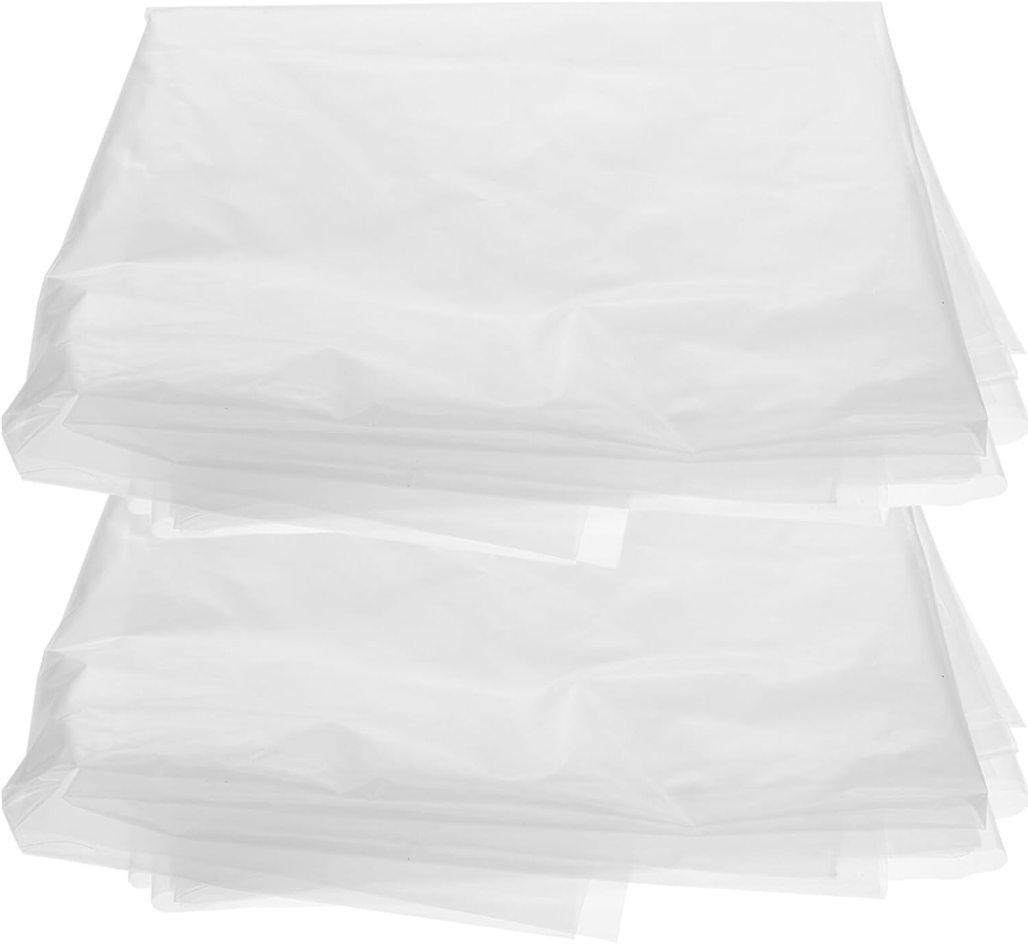 Sosoport Oversized Pe Anti-tear Storage Bag for Christmas Tree Cover 120x220cm, Large Quilt Organizer and Clothes Container 2pcs for Holiday Décor Storage