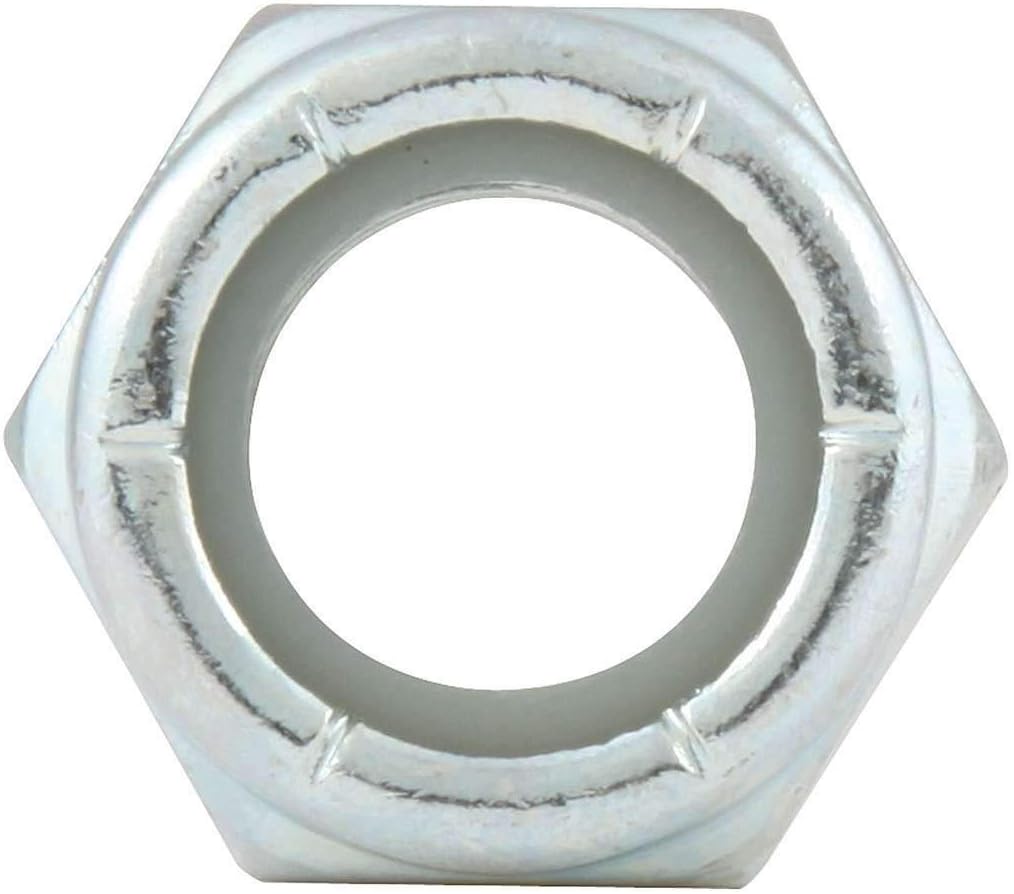 Allstar PerformanceAllstar ALL16014-50 Thread Hex Nut with Nylon Insert - 50 Piece