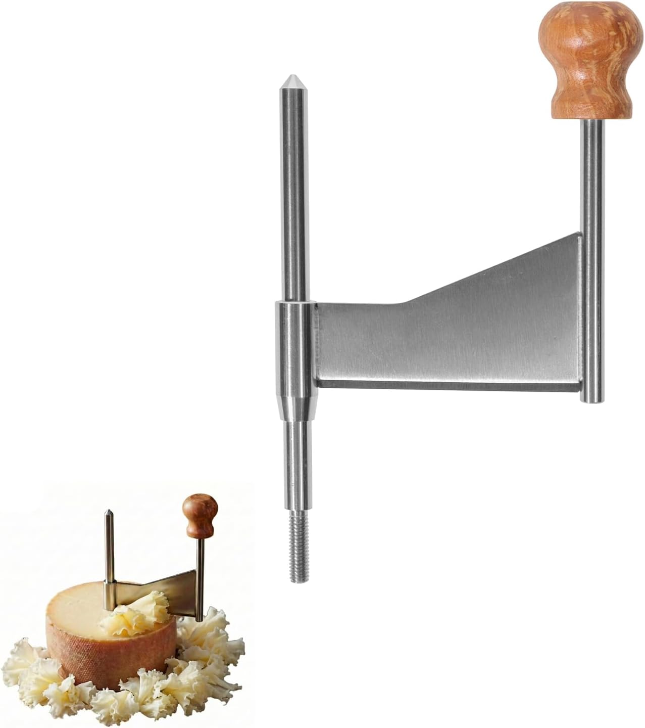 Angoily Cheese Grater Cutter Manual Handheld Cheese Shaver Slicer for Carrots Cucumbers and Potatoes 5.70X3.54X0.98In Kitchen Tool