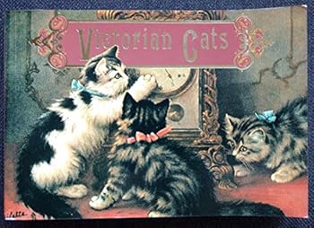 Paperback Victorian Cats: A Postcard Book