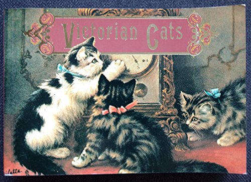 Victorian Cats: A Postcard Book 1561381608 Book Cover