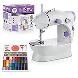 Juvenics Mini Sewing Machine- Small and Travel Friendly Sewing Machine - Foot Pedal- Portable for Small Projects and Quick Repairs