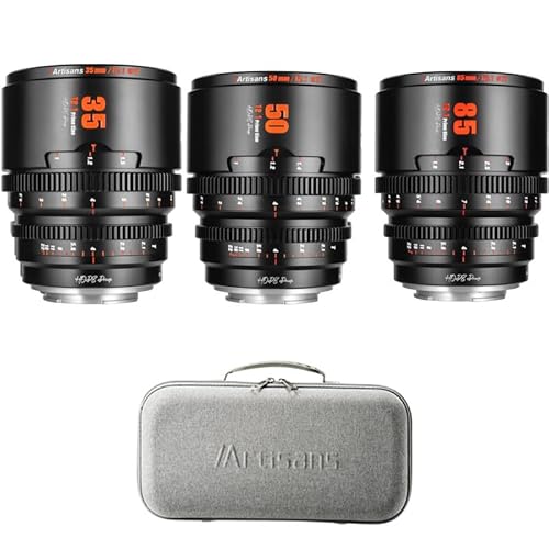 7atisans mm T2.1 Cine-Lens Serie 3 Super 35 Hope Prime per fotocamere RF EOS R6RED e altre . nero