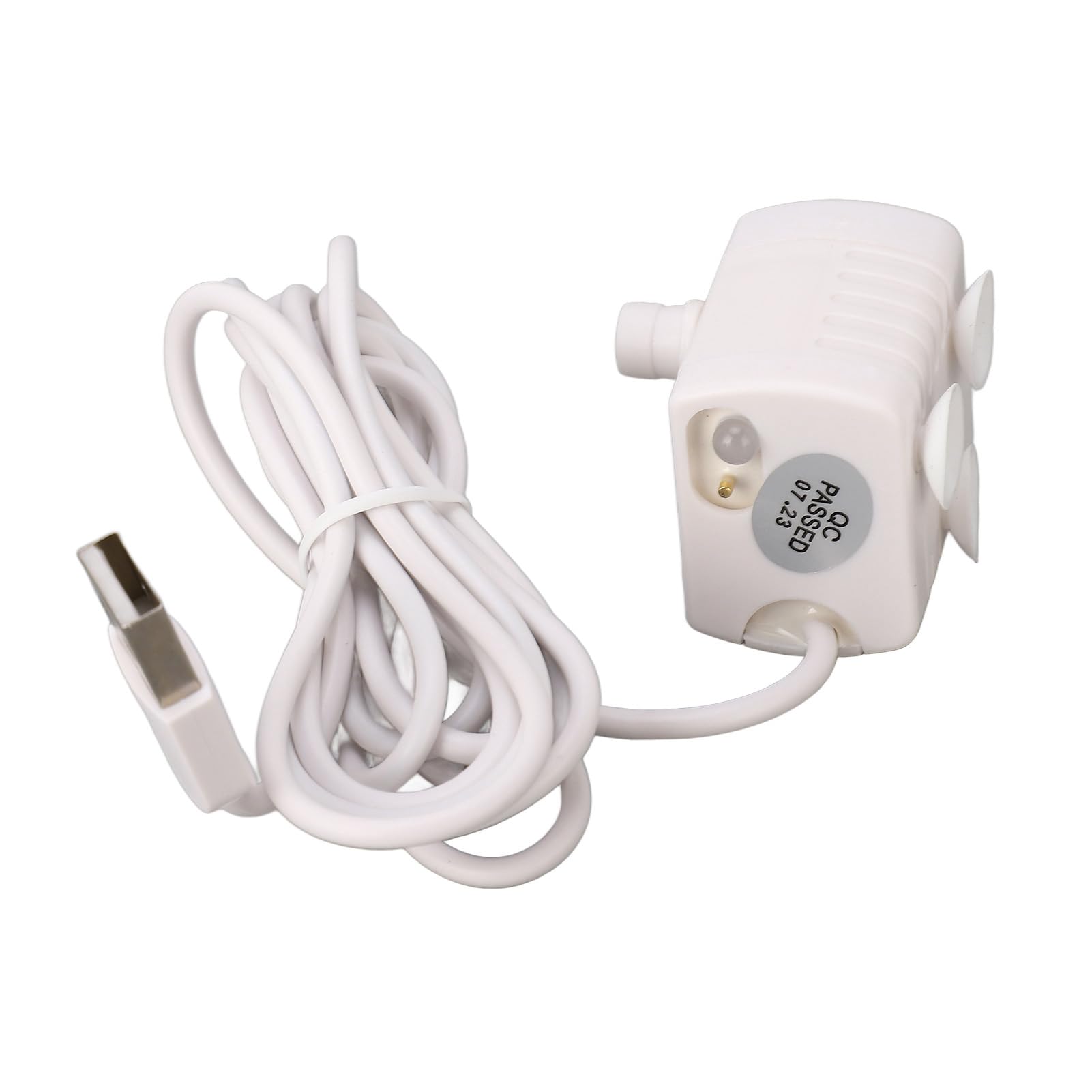 Pompa per Fontana Silenziosa per Animali Domestici Motore a Spazzole CC Alimentato Tramite USB Mini Pompa per Bere Gatti con Manopola di Regolazione